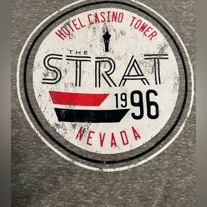 Adult Tee The STRAT Hotel Casino Tower, Nevada, 1996, Cotton/polyester mix, soft